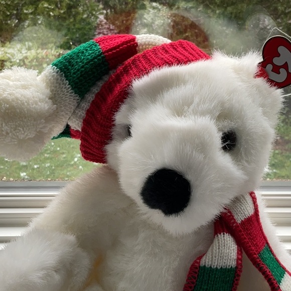 Large 15” Ty Holiday Christmas Teddy Bear plush. - Picture 9 of 9